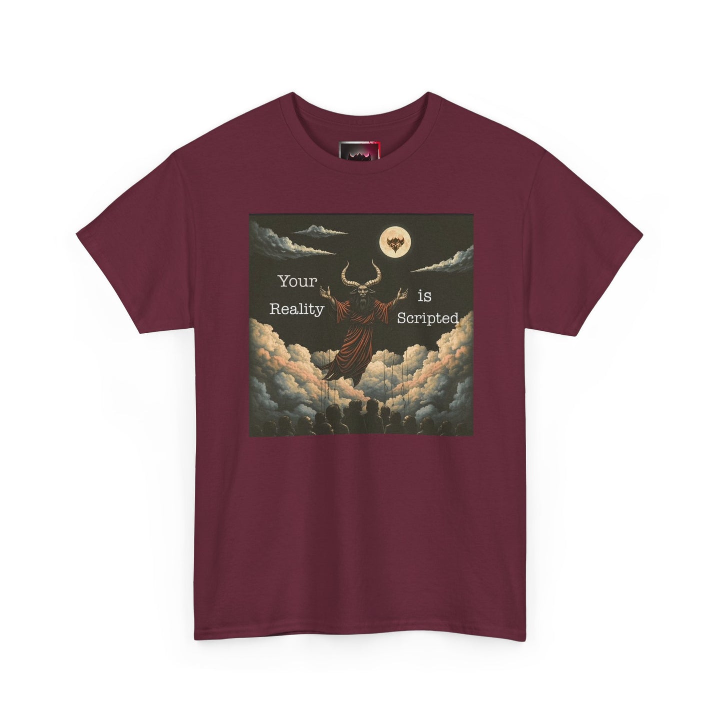 "Baal" Tee — "Your Reality Is Scripted" Graphic T-Shirt