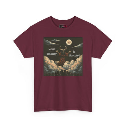 "Baal" Tee — "Your Reality Is Scripted" Graphic T-Shirt