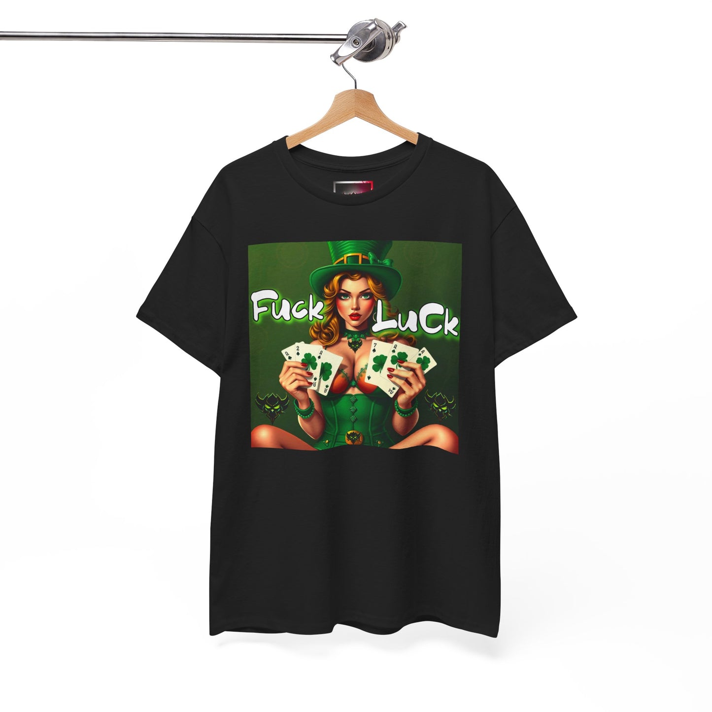 "F*ck Luck" Unisex Heavy Cotton Tee