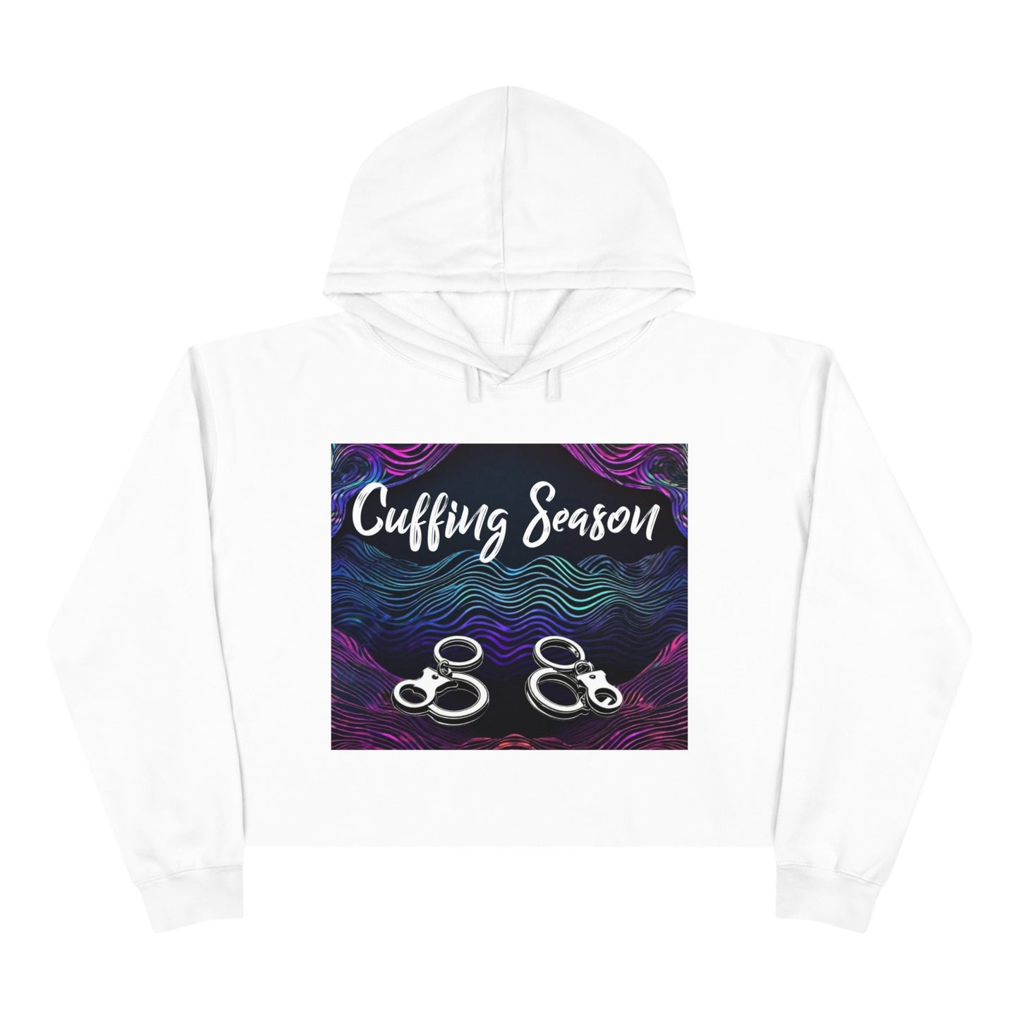 Women's "Cuffing Season" Crop Hoodie