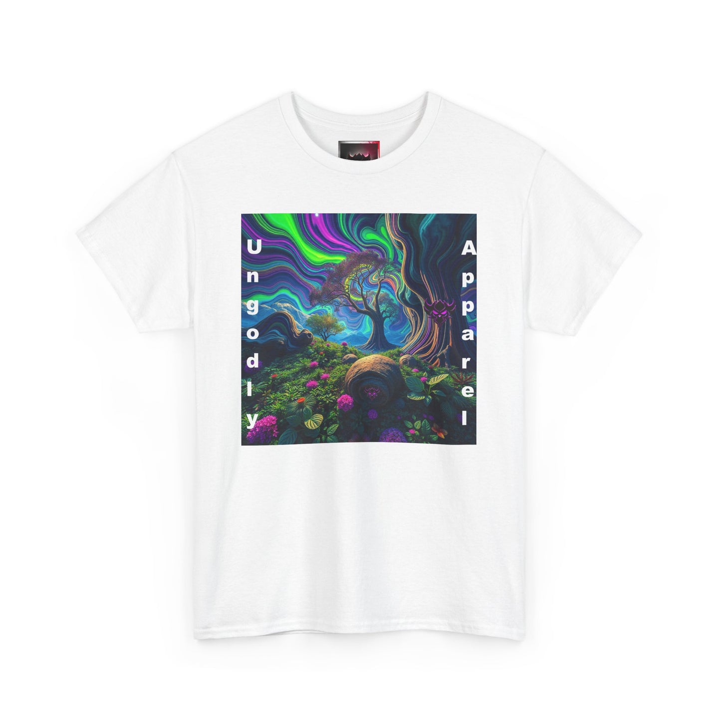 Ungodly Apparel Unisex Heavy Cotton Tee - Vibrant Nature Design