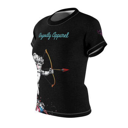 Cupid Archer Women's Tee — 'Ungodly Apparel' Graphic Cut & Sew Top