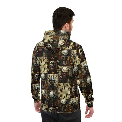 Rebellious Halloween Graphic Hoodie - Sporty Horror Sweatshirt for Streetwear Lovers, Perfect for Gym, Casual Outfits, or Gift Ideas