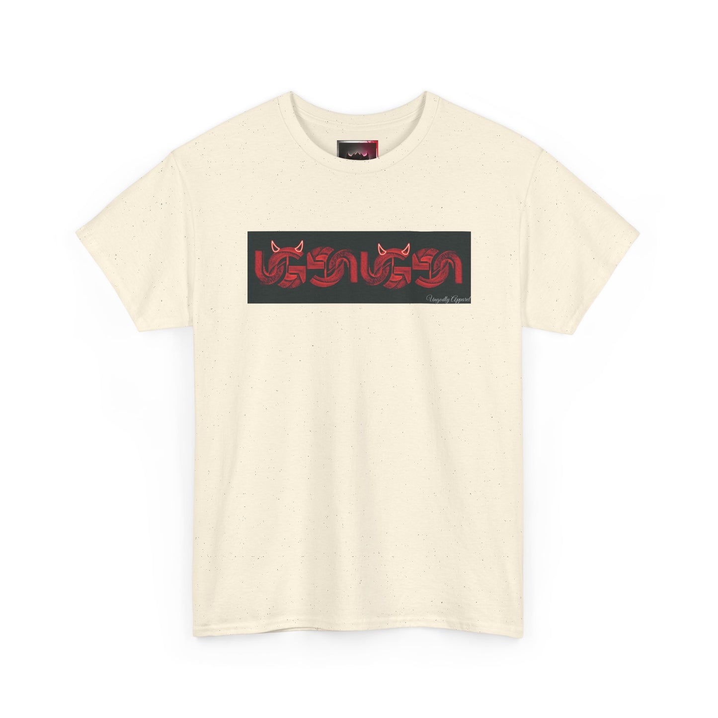 Red UG Logo Box Logo T‑Shirt