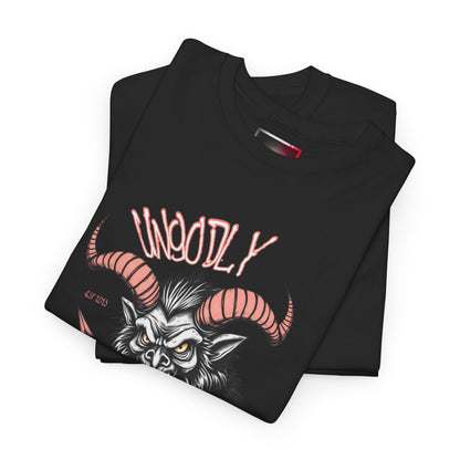 Krampus Graphic Tee — 'Wooly Anarch' Vintage Punk Shirt