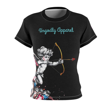 Cupid Archer Women's Tee — 'Ungodly Apparel' Graphic Cut & Sew Top
