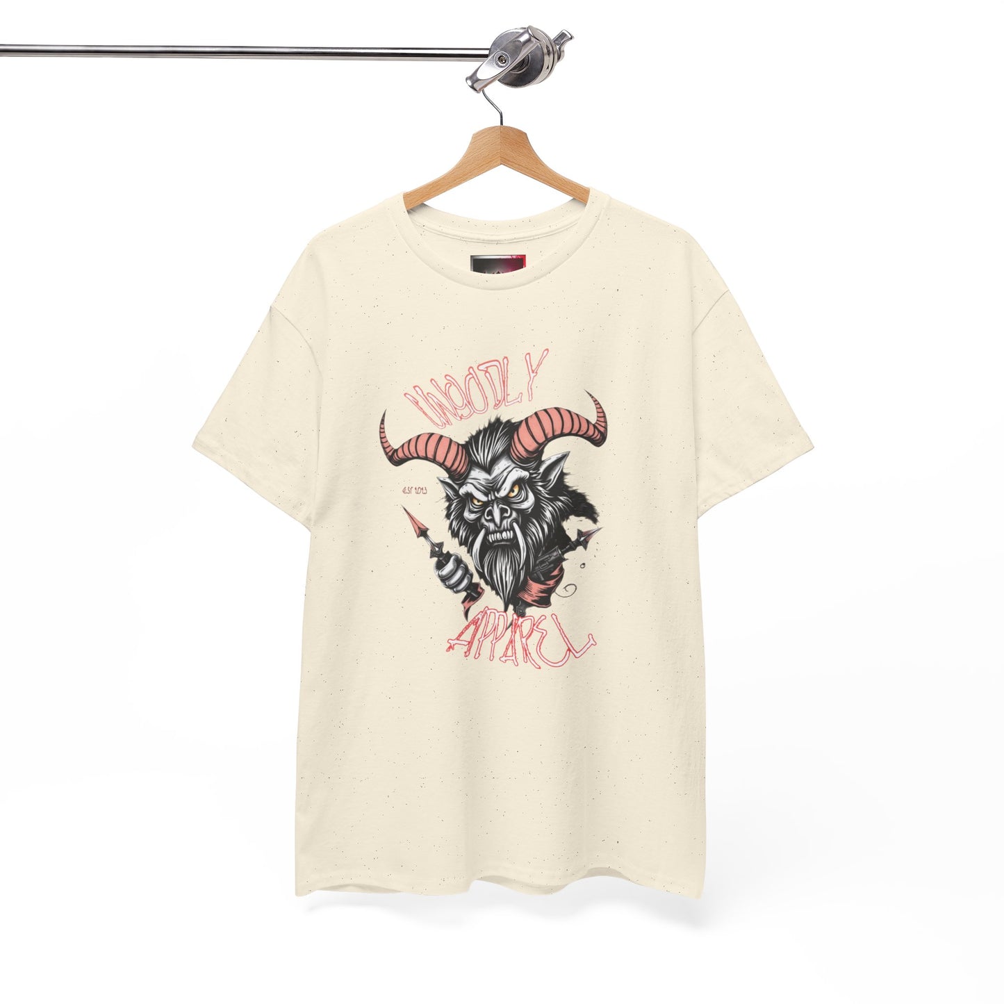 Krampus Graphic Tee — 'Wooly Anarch' Vintage Punk Shirt