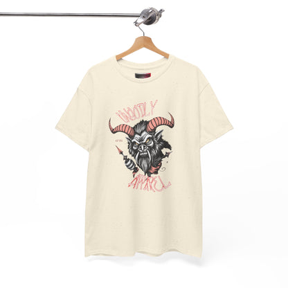 Krampus Graphic Tee — 'Wooly Anarch' Vintage Punk Shirt