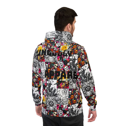 Horror Patchwork Style Hoodie