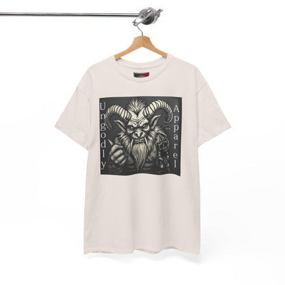 T-Shirt — 'Ungodly Apparel' Krampus Skull Graphic Tee