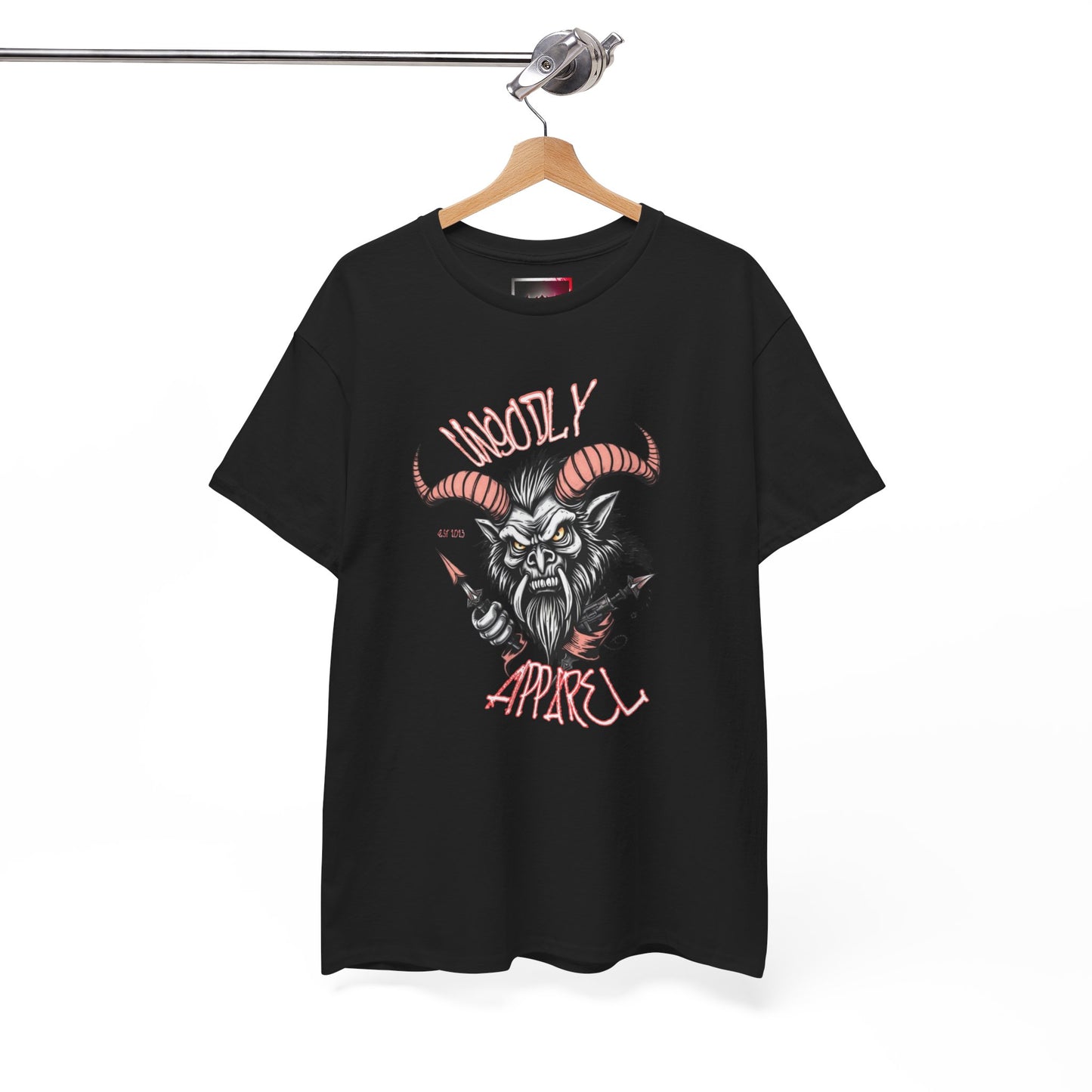 Krampus Graphic Tee — 'Wooly Anarch' Vintage Punk Shirt