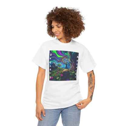 Ungodly Apparel Unisex Heavy Cotton Tee - Vibrant Nature Design