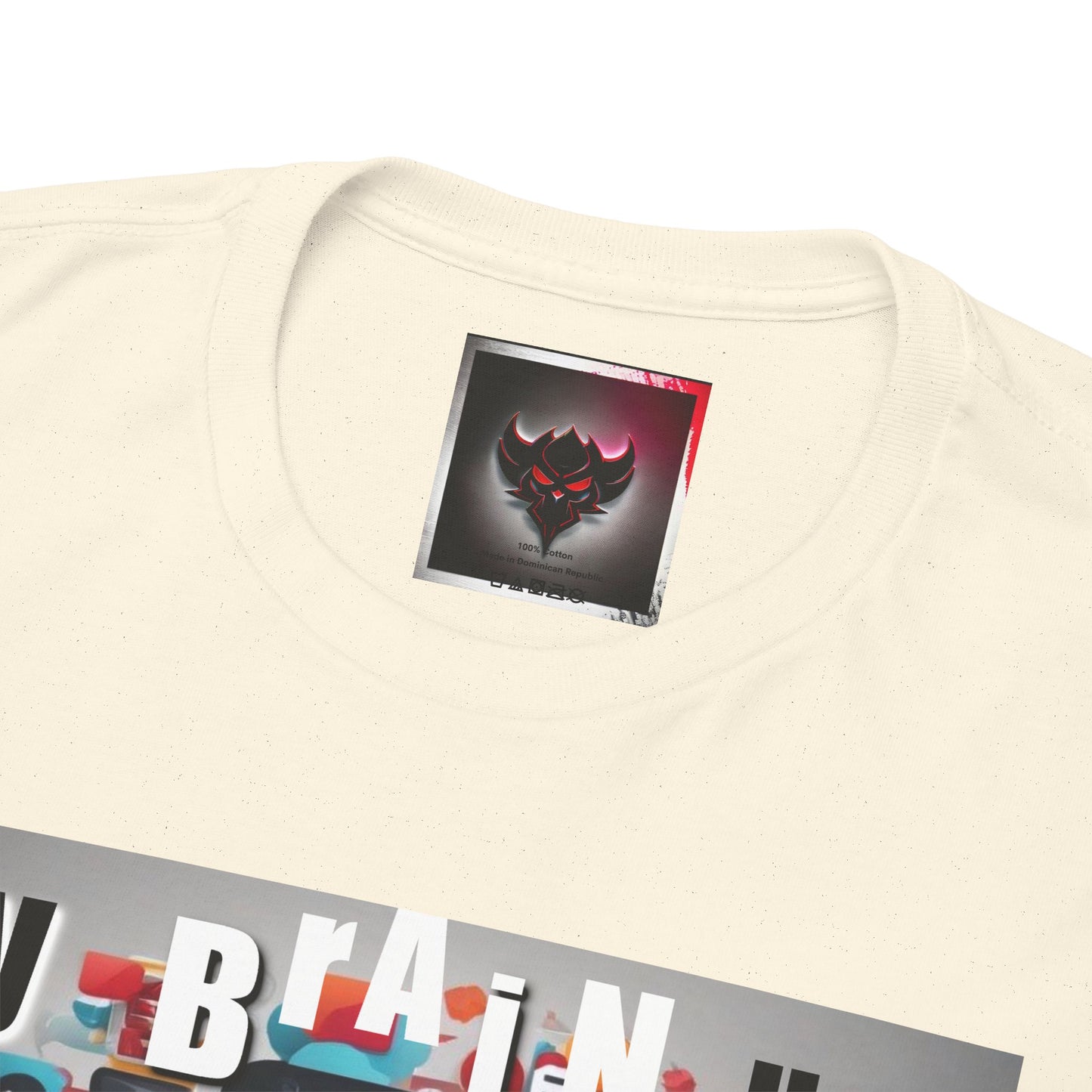 "My Brain Has 2 Many Tabs Open" Unisex Heavy Cotton Tee - Fun and Casual Graphic Shirt