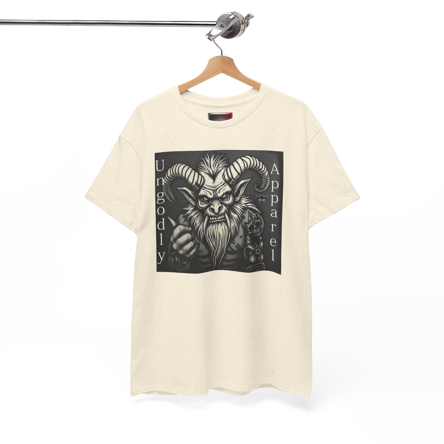 T-Shirt — 'Ungodly Apparel' Krampus Skull Graphic Tee