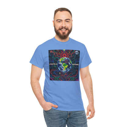 Unisex Heavy Cotton Tee - Vibrant "Ungodly Earth" Design for Nature Lovers