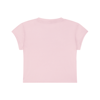 "Bad and Sad" Women's Slim-Fit Cropped T-Shirt