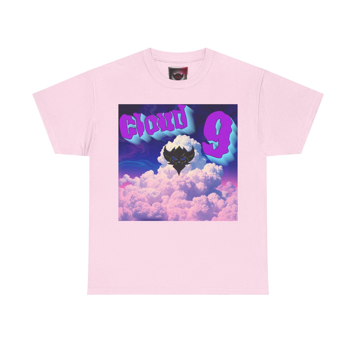 "Cloud Nine" Unisex Heavy Cotton Tee - Relaxed Style with Dreamy Graphic Design