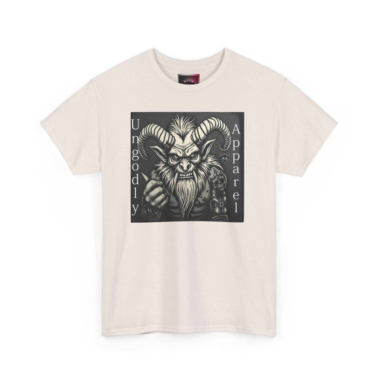 T-Shirt — 'Ungodly Apparel' Krampus Skull Graphic Tee