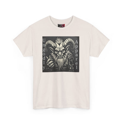 T-Shirt — 'Ungodly Apparel' Krampus Skull Graphic Tee