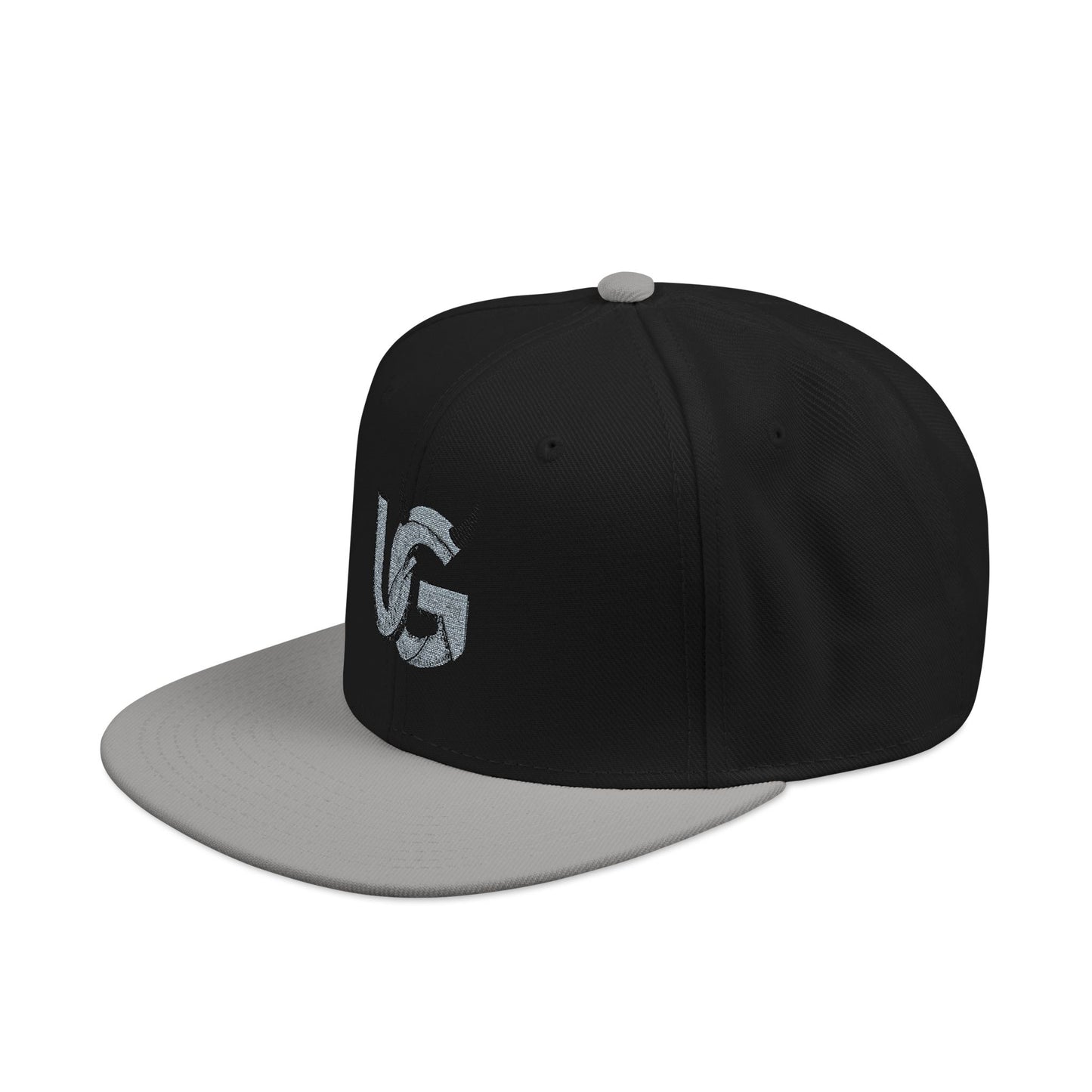 Embroidered 'UG' Snapback Hat — Streetwear Flat Brim Cap
