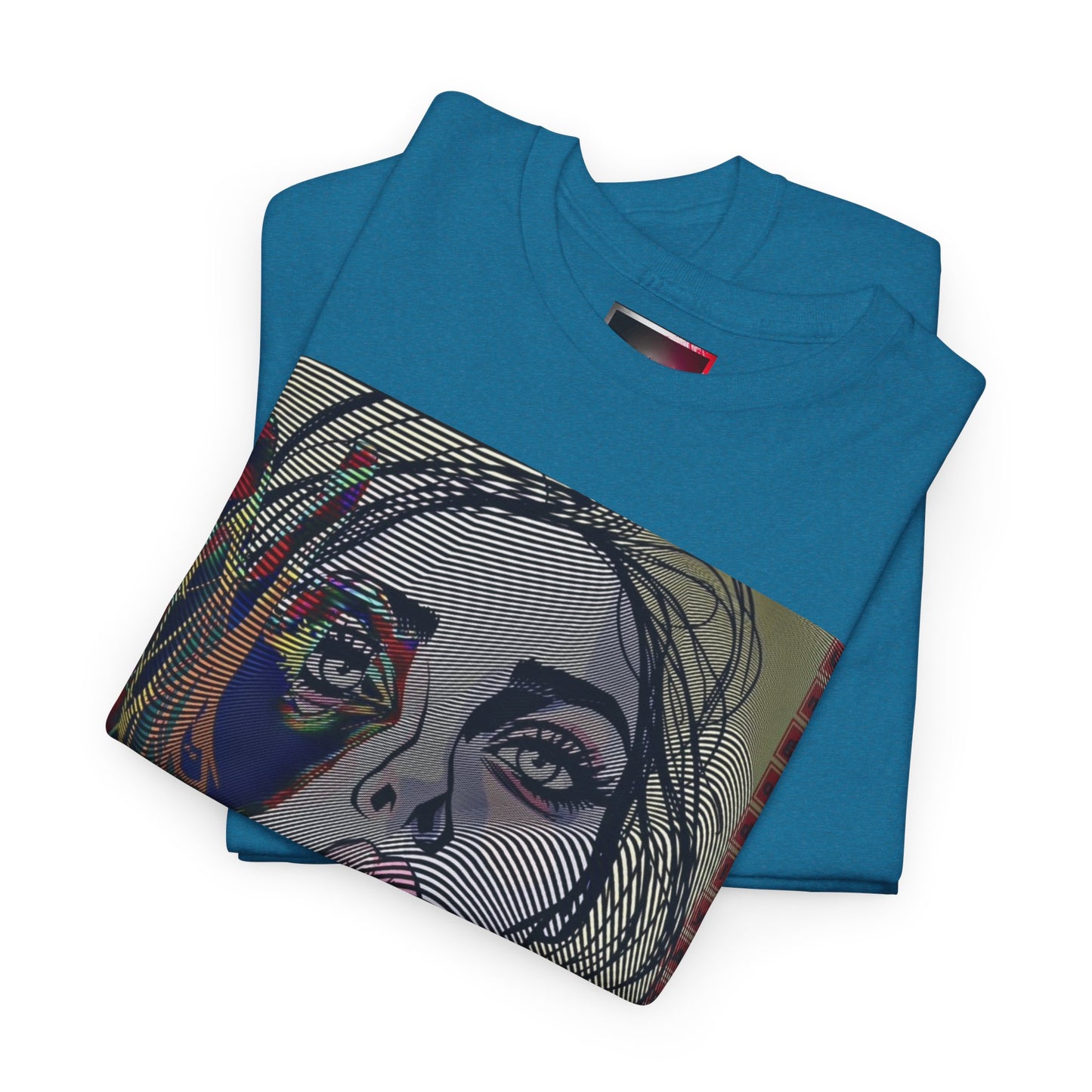 T-Shirt — Abstract Illuminati Inspired Portrait Art Tee