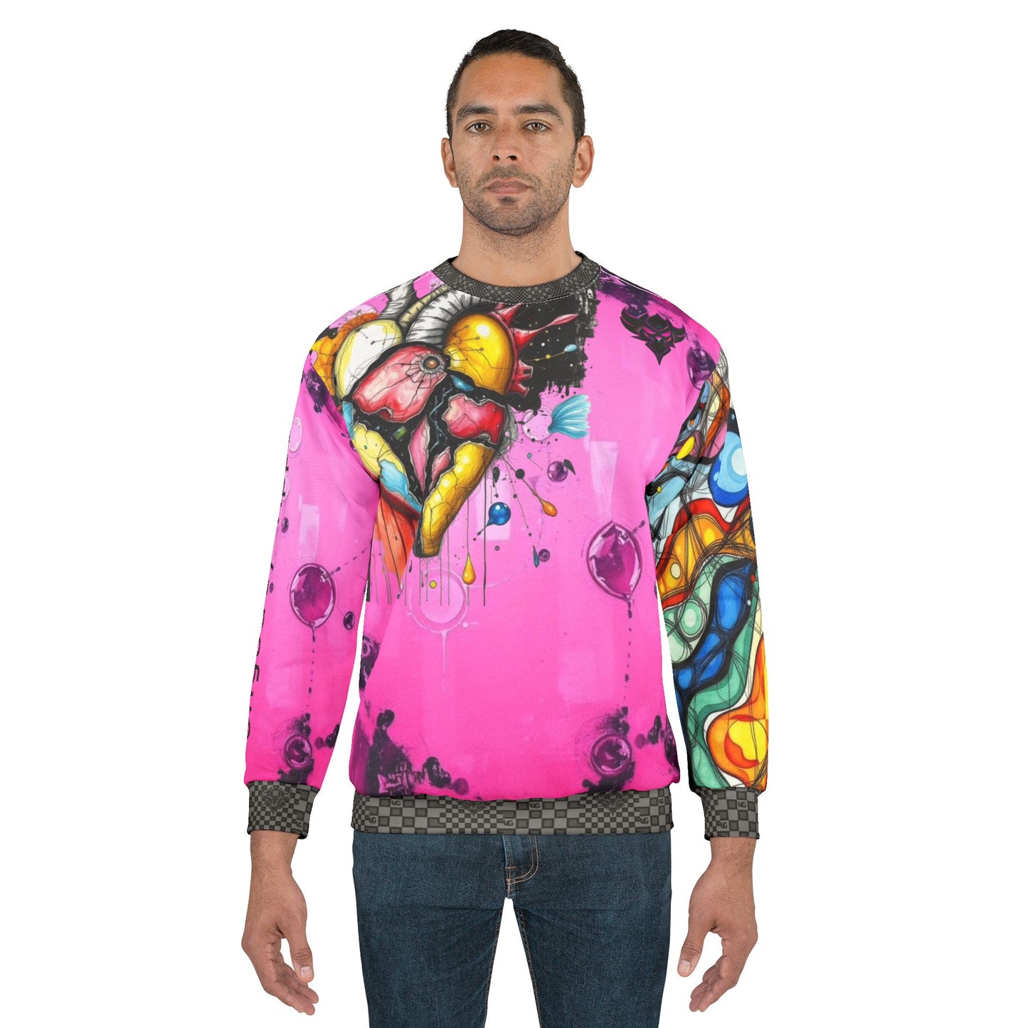 Vibrant Heart Unisex Sweatshirt