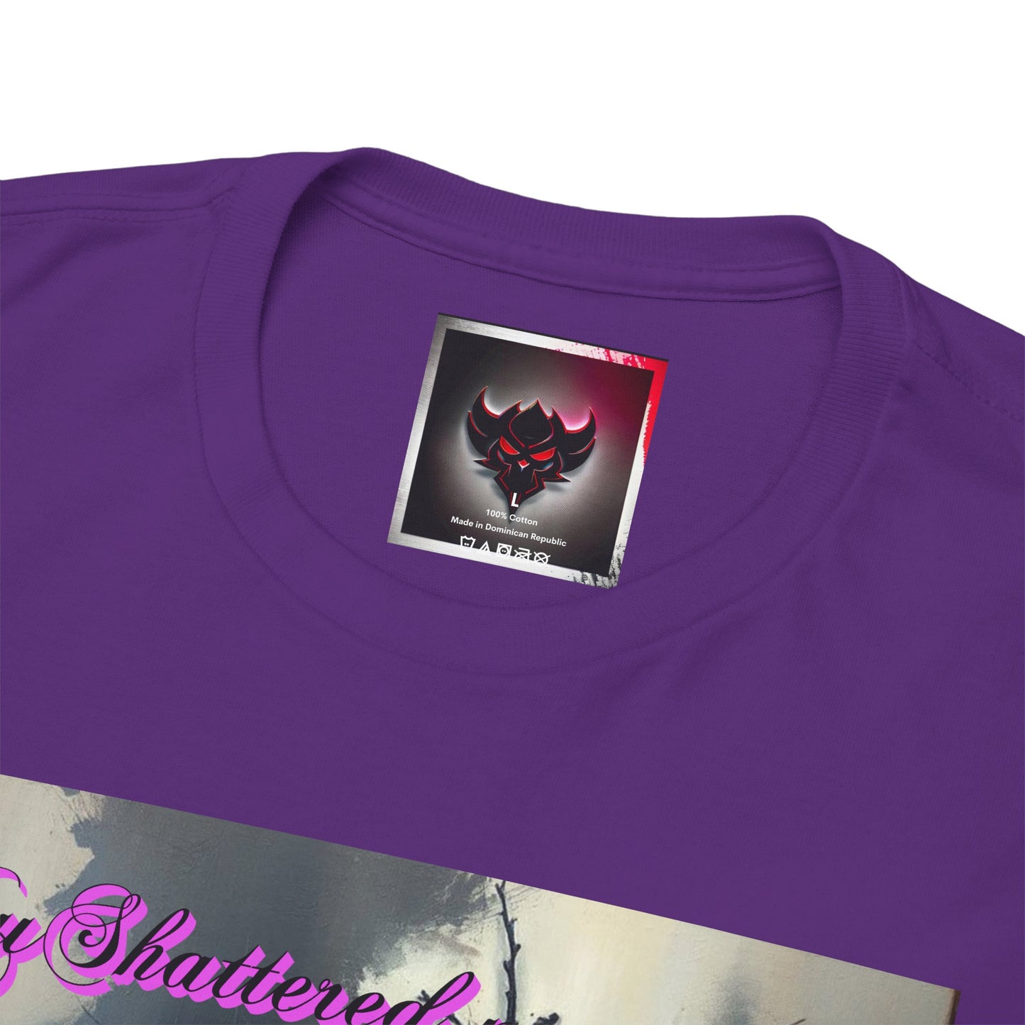 "You Shattered Me with Hands I Once I Held" Heartfelt Unisex Heavy Cotton Tee - Perfect for Valentine's Day & Everyday Wear