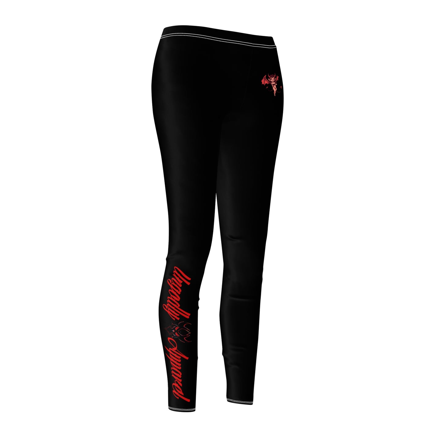 Bold Graphic Women's Leggings, Casual Activewear, Stylish Exercise Pants, Unique Fitness Leggings, Gifts for Her, Everyday Comfort Leggings