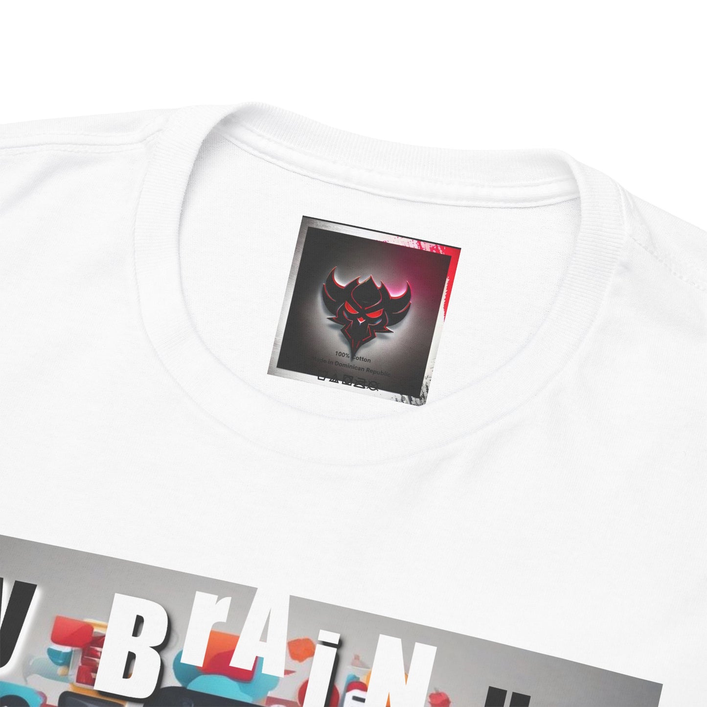 "My Brain Has 2 Many Tabs Open" Unisex Heavy Cotton Tee - Fun and Casual Graphic Shirt