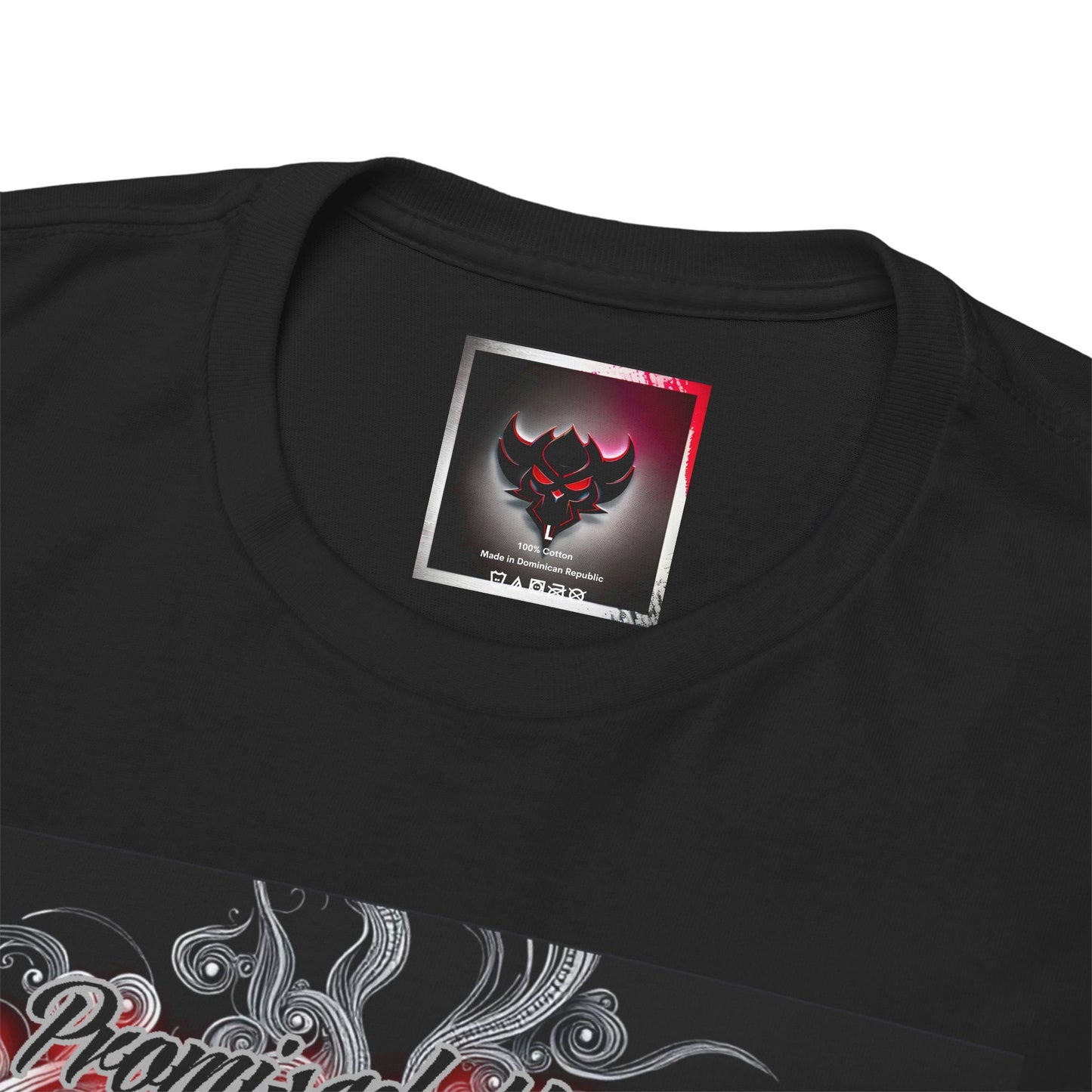 Unisex Heavy Cotton Tee - " You Promised the Forever But Lost in a Moment" Graphic Tee - Perfect for Casual Wear and Gift Giving