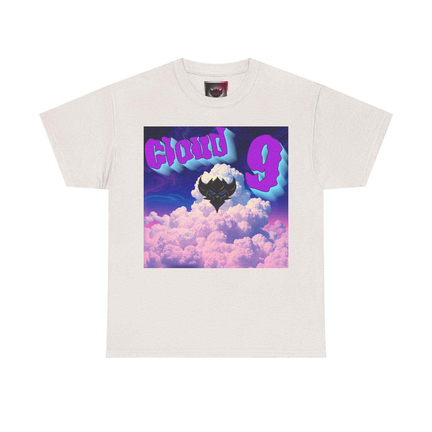 "Cloud Nine" Unisex Heavy Cotton Tee - Relaxed Style with Dreamy Graphic Design