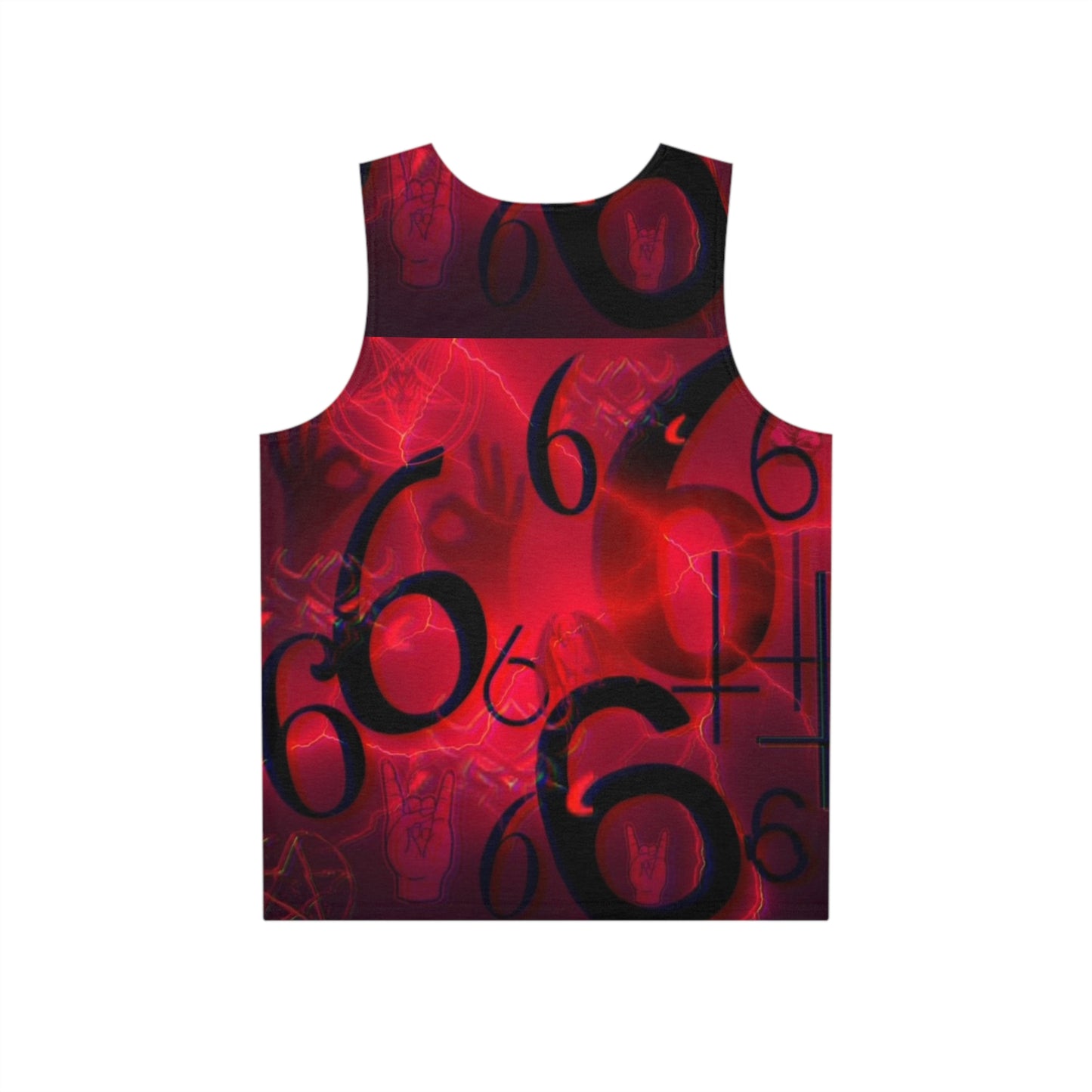 Men's Tank Top — Red Occult 666 All-Over Print
