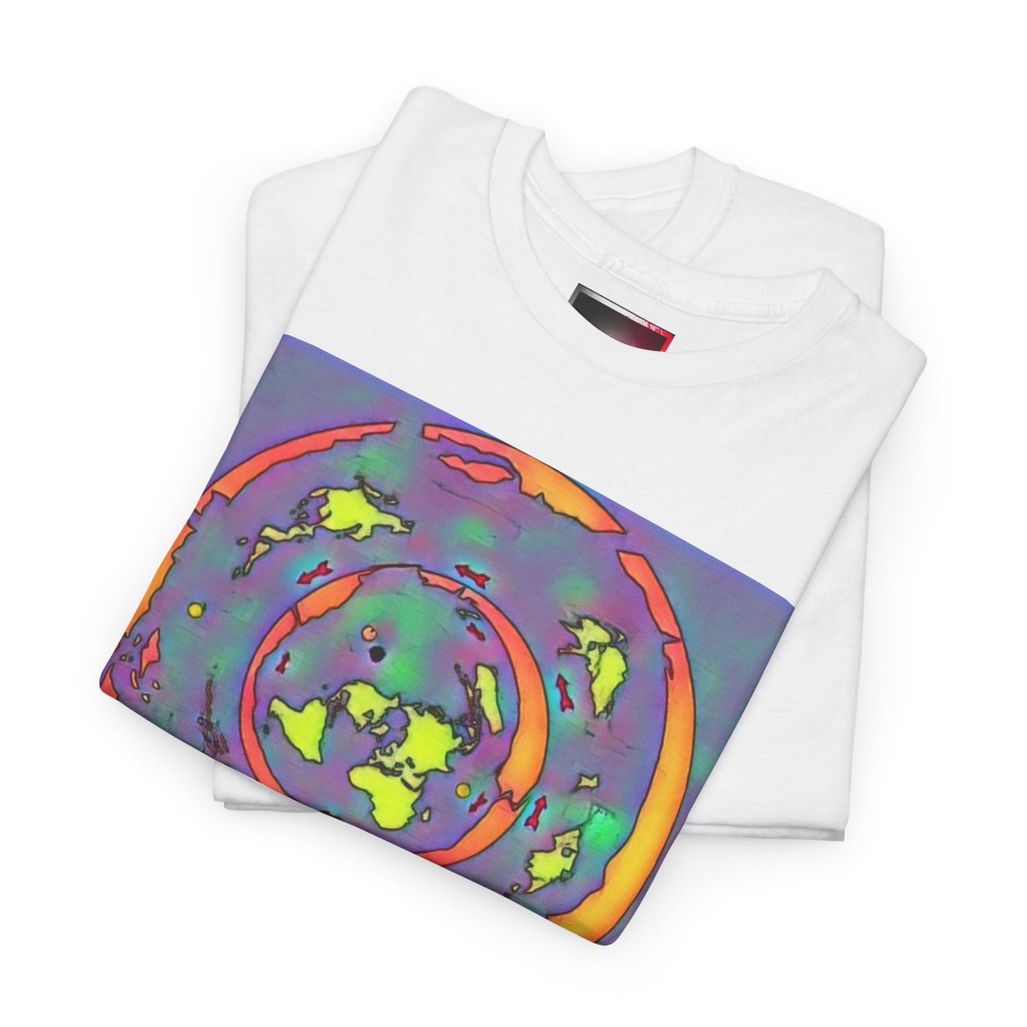 Psychedelic Flat Earth T-Shirt