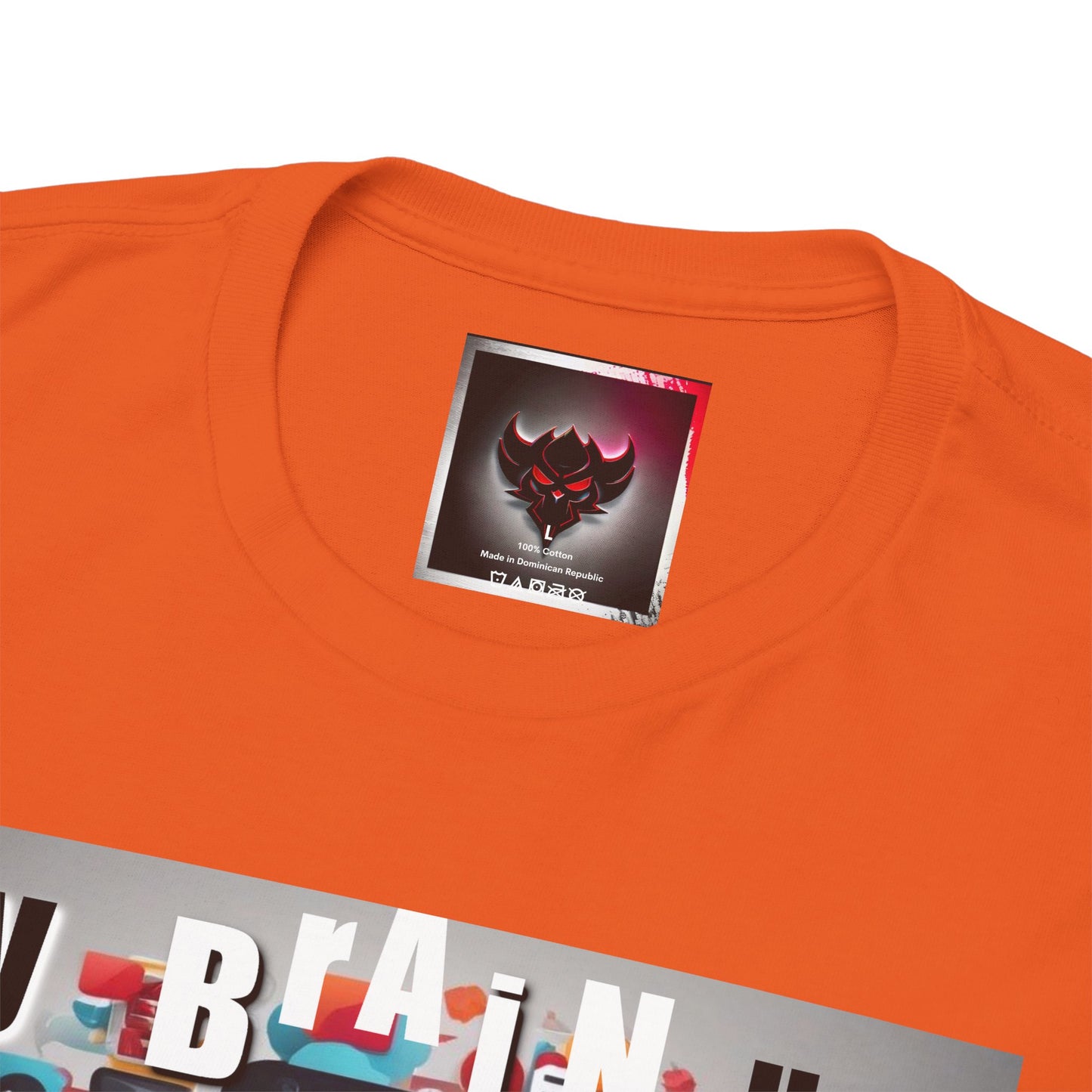 "My Brain Has 2 Many Tabs Open" Unisex Heavy Cotton Tee - Fun and Casual Graphic Shirt