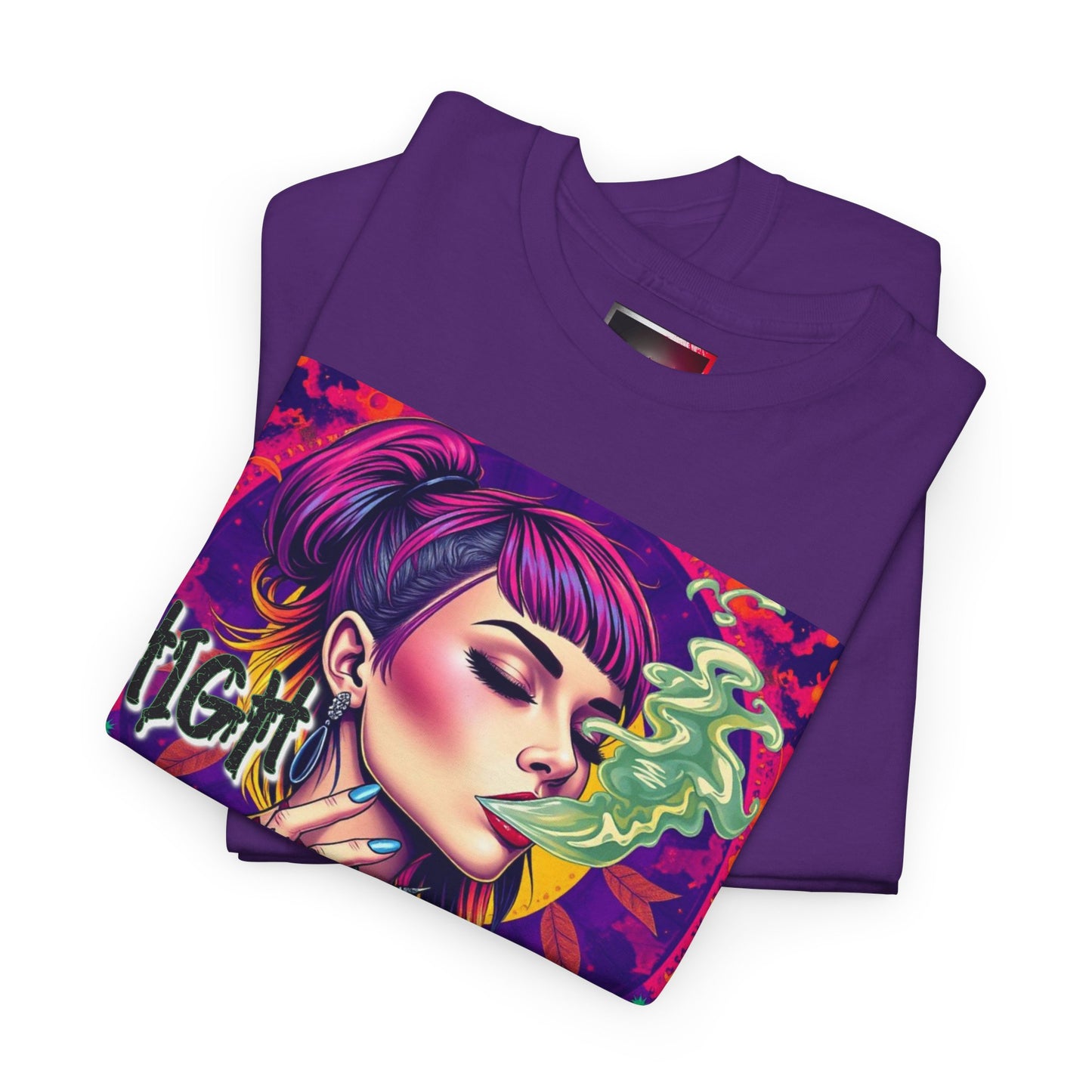 Chic Unisex Heavy Cotton Tee - 'High and Mighty' Graphic Shirt for Trendsetters