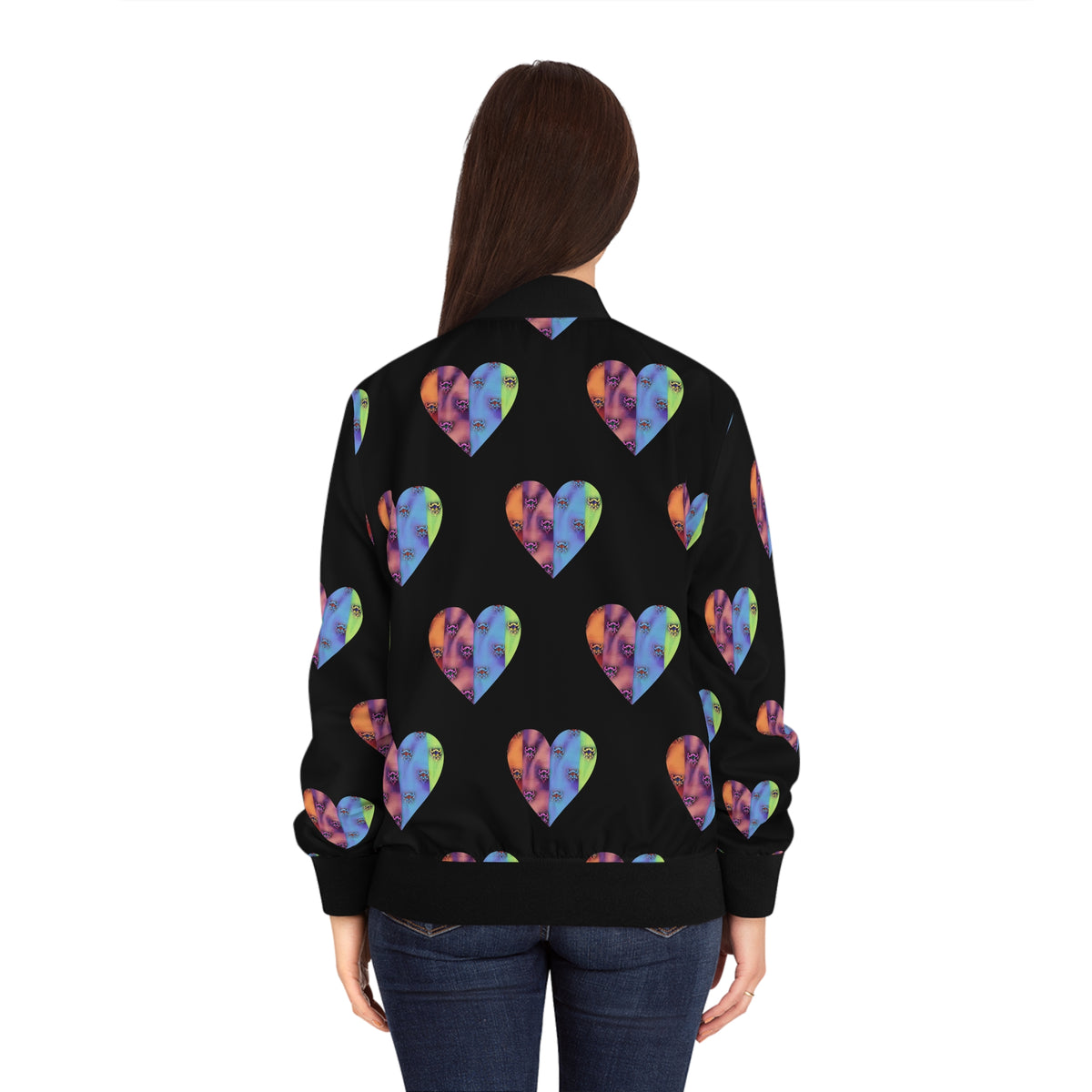 "Ungodly Apparel Heart" Women's Bomber Jacket