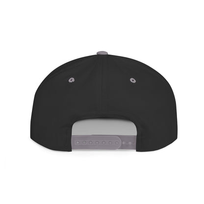 Gothic Flat Bill Snapback Hat - "Chill of Darkness"
