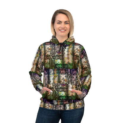 "Ungodly Apparel" Vibrant Floral Athletic Hoodie