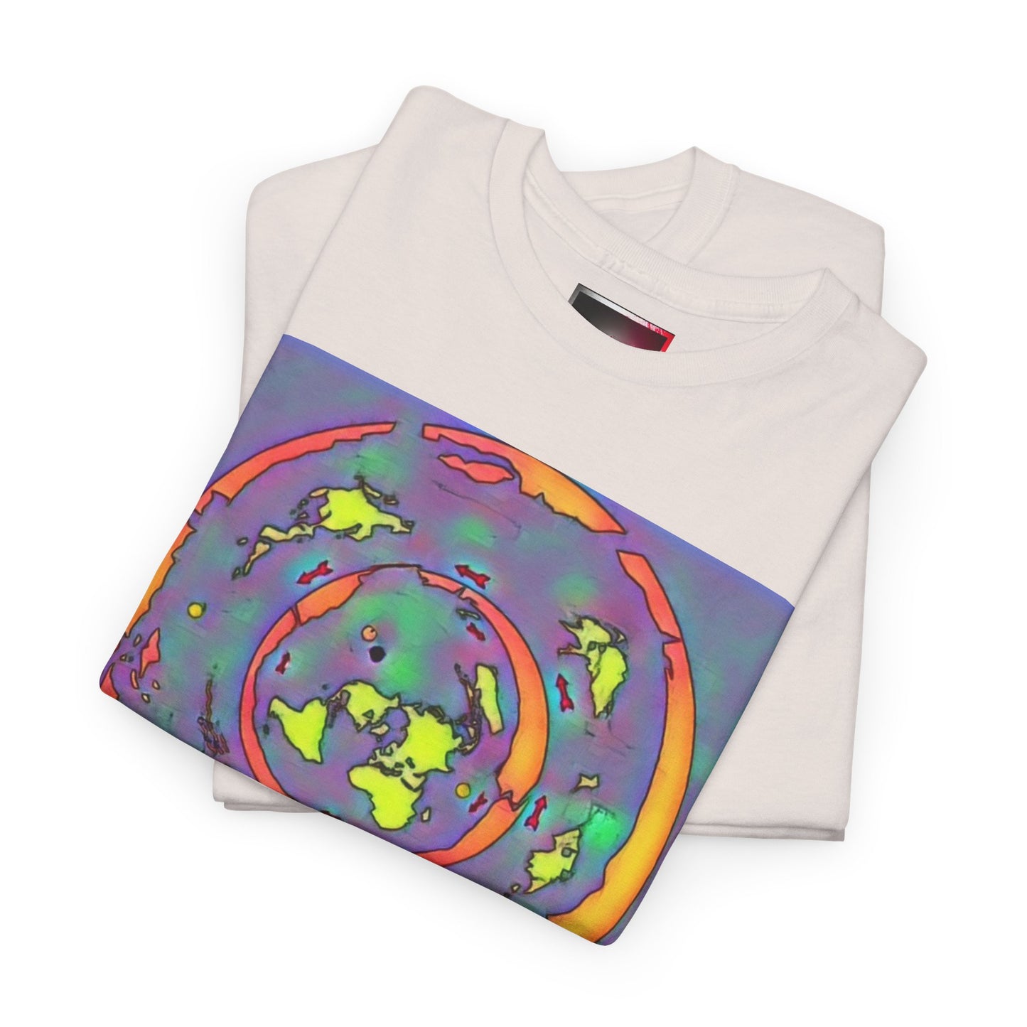 Psychedelic Flat Earth T-Shirt