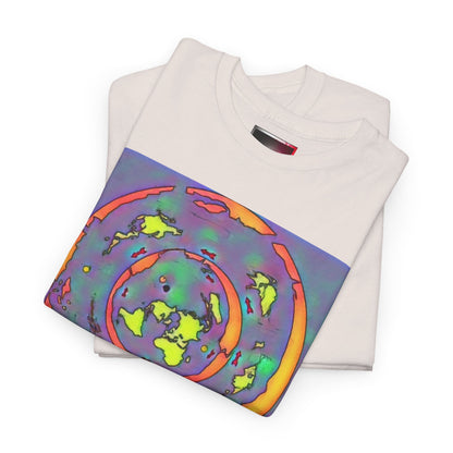 Psychedelic Flat Earth T-Shirt