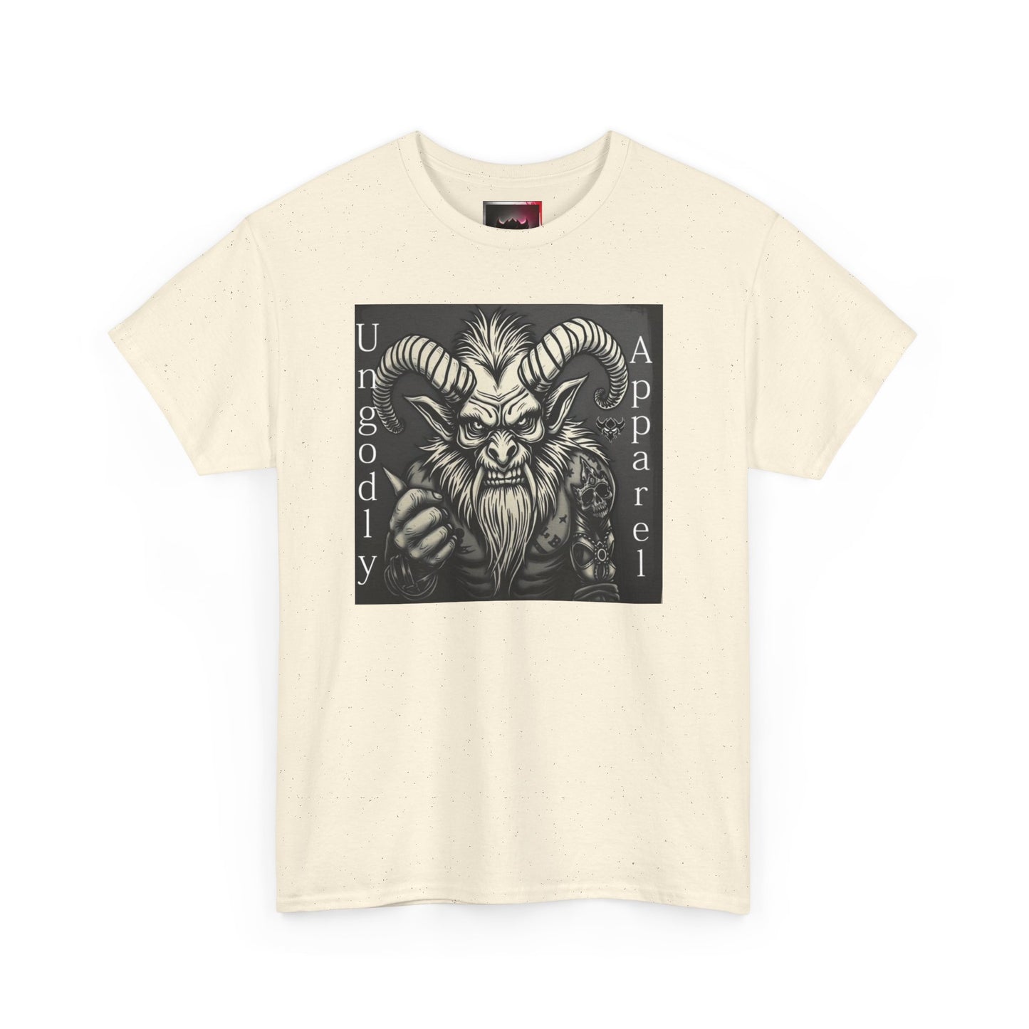 T-Shirt — 'Ungodly Apparel' Krampus Skull Graphic Tee