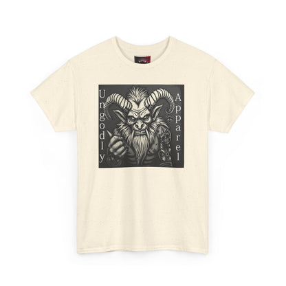 T-Shirt — 'Ungodly Apparel' Krampus Skull Graphic Tee