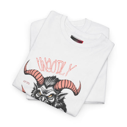 Krampus Graphic Tee — 'Wooly Anarch' Vintage Punk Shirt