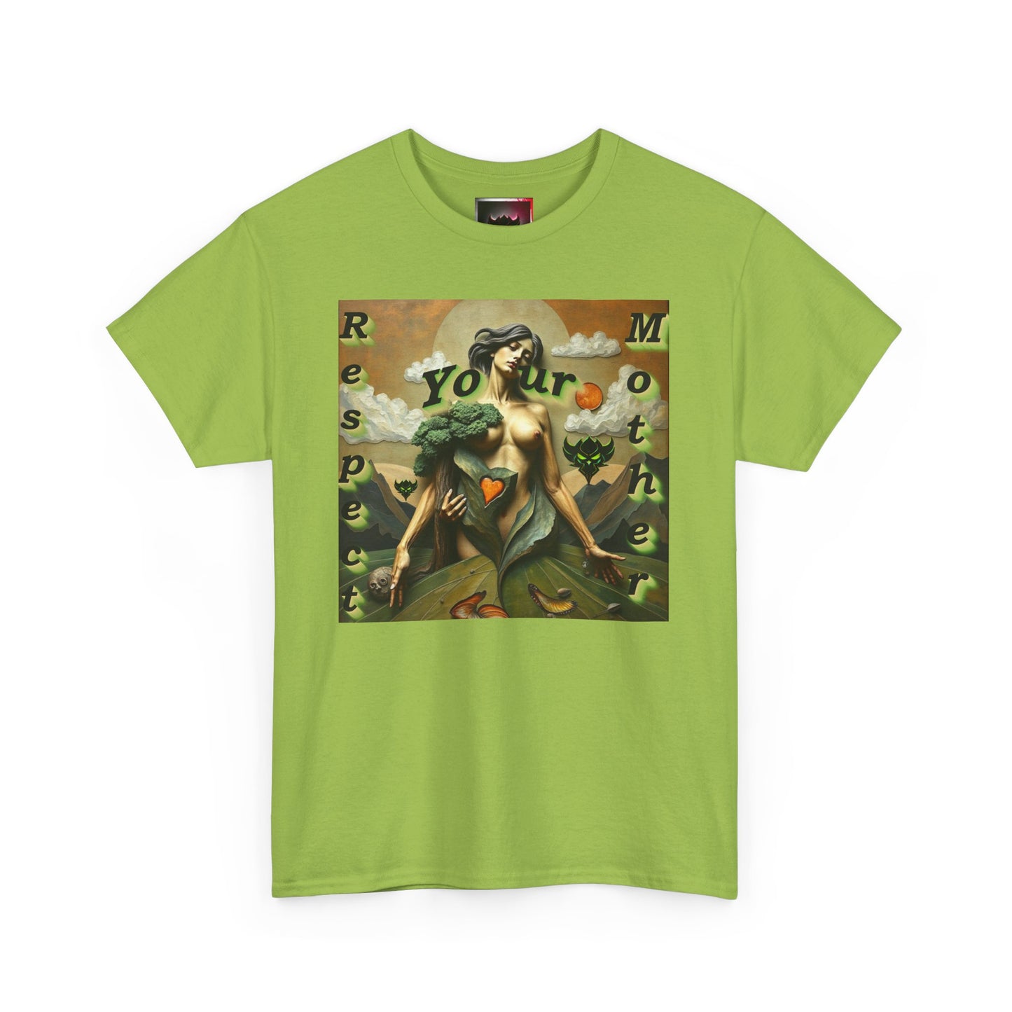 "Respect Your Mother Unisex" Heavy Cotton Tee - Eco-Friendly Graphic T-Shirt