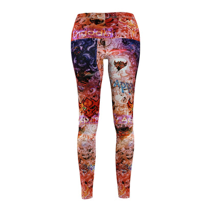 Demon Colorful Women's Cut & Sew Leggings - Trendy & Comfortable Activewear
