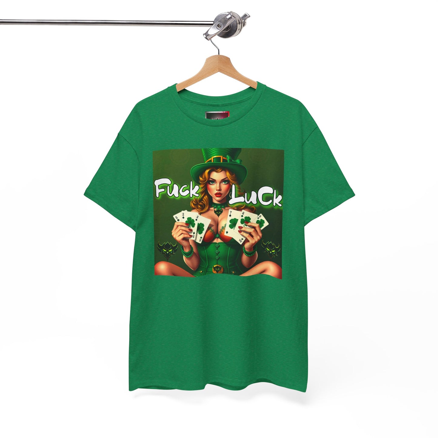 "F*ck Luck" Unisex Heavy Cotton Tee