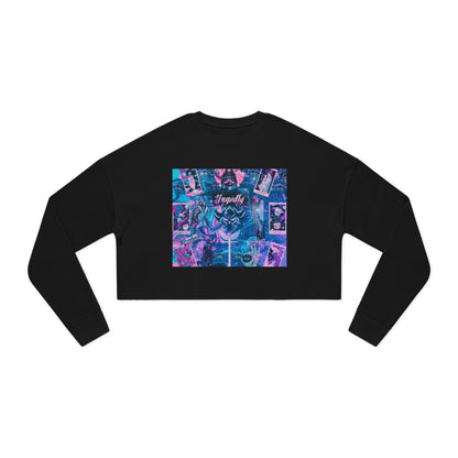 "Ungodly Tarot" Sweatshirt — Vaporwave Collage 'Royalty' Graphic