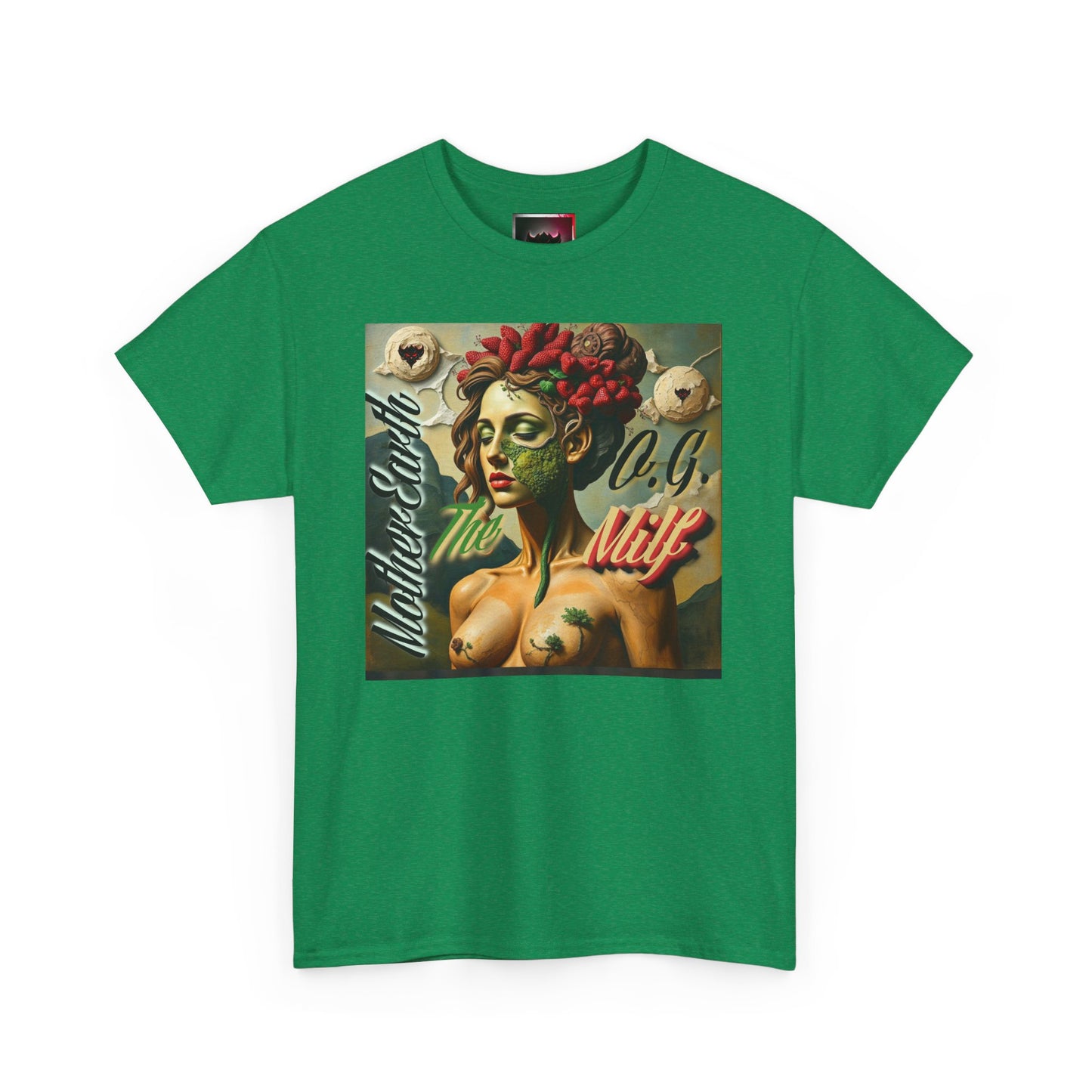 Artistic Unisex Heavy Cotton Tee - 'Mother Earth-The O.G. Milf' Design
