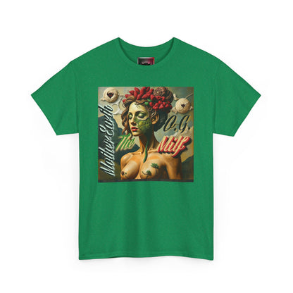 Artistic Unisex Heavy Cotton Tee - 'Mother Earth-The O.G. Milf' Design