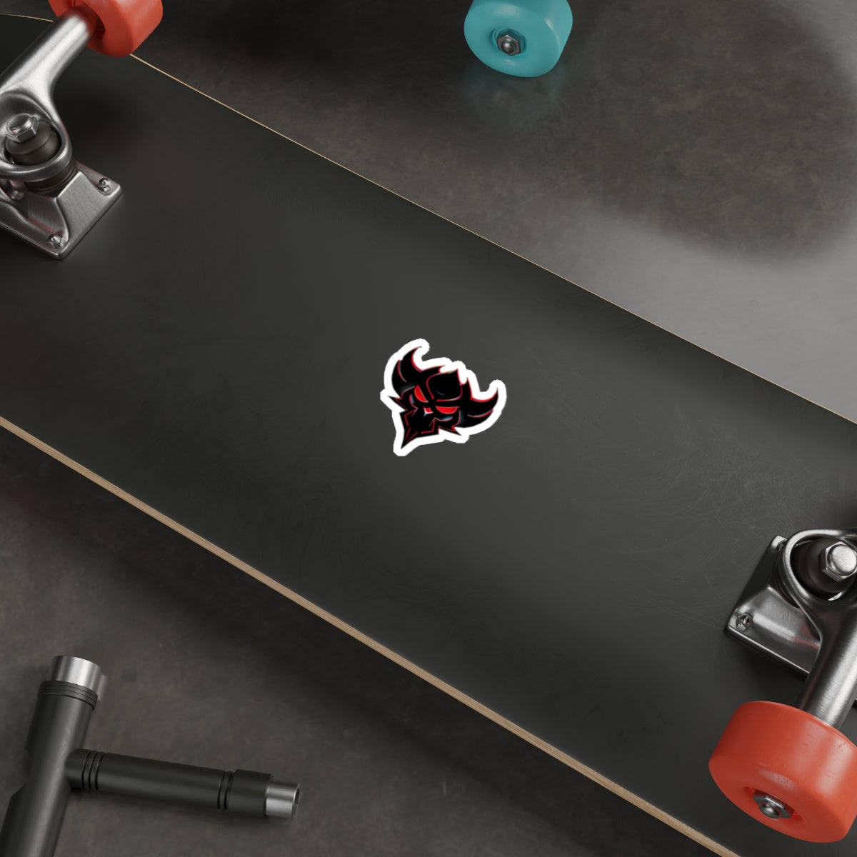 Red Ungodly Apparel Logo Stickers